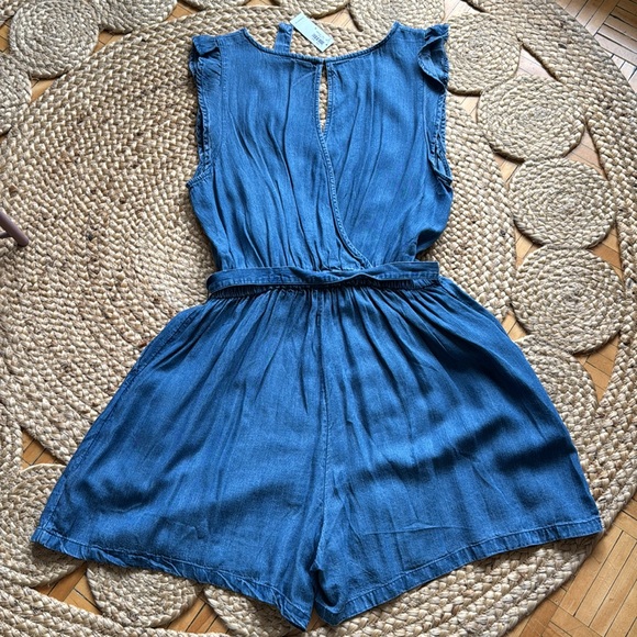 Chambray Romper - Picture 2 of 2
